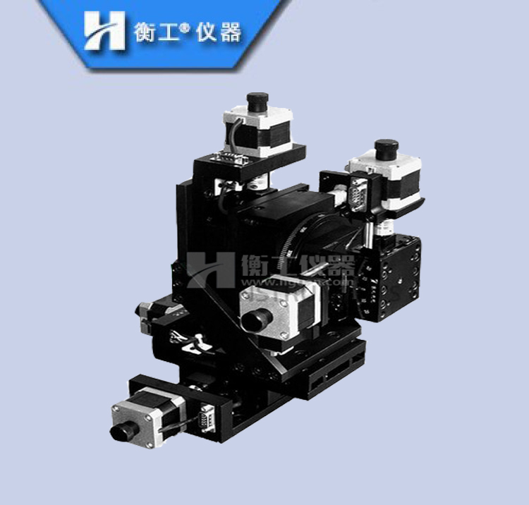 高精密光學六維電動位移臺實驗升降傾斜多維組合臺六軸微型調整臺