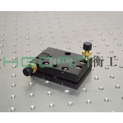 衡工雙軸傾斜俯仰二維微調(diào)精密工作位移臺2IM80×60-2